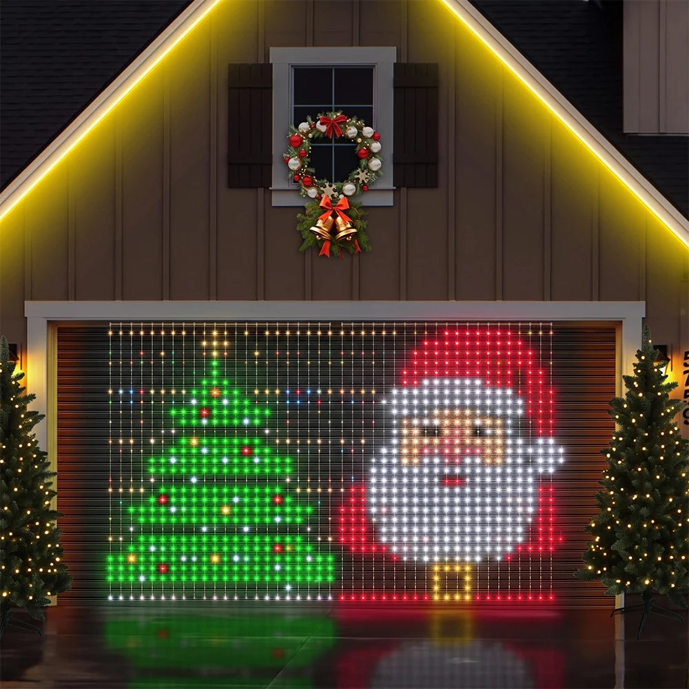 Smart LED Curtain Lights - RGB Color Changing APP Control Fairy Lights with Music Sync