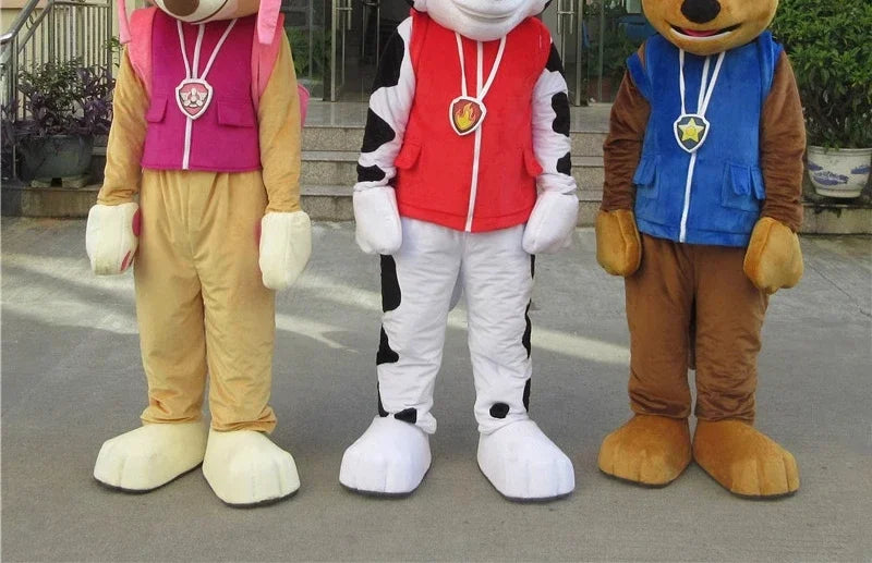Adult Blue Dog Cartoon Mascot Costume – Full Body Party Outfit