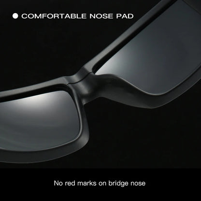 Polarized Sports Sunglasses with UV400 Protection for Cycling & Outdoor Sports