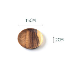 Round Wooden Dinner Plates