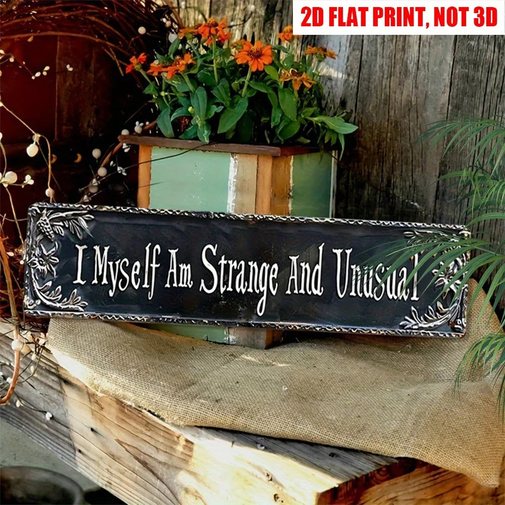 2D Vintage 'Pick Your Poison' Halloween Metal Sign
