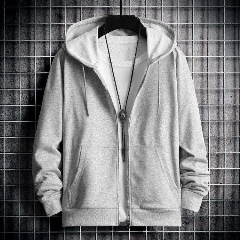 Men's Thermal Sherpa-Lined Zip-Up Fleece Hoodie