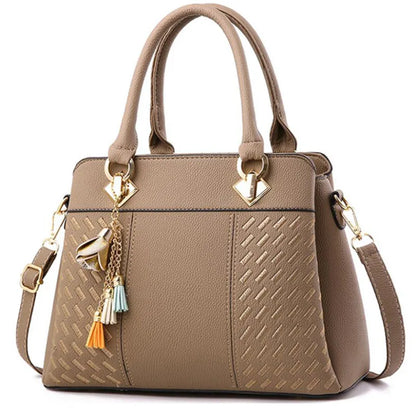 Yogodlns Women’s Luxury Embroidered Shoulder Bag – Soft PU Leather Crossbody Tote