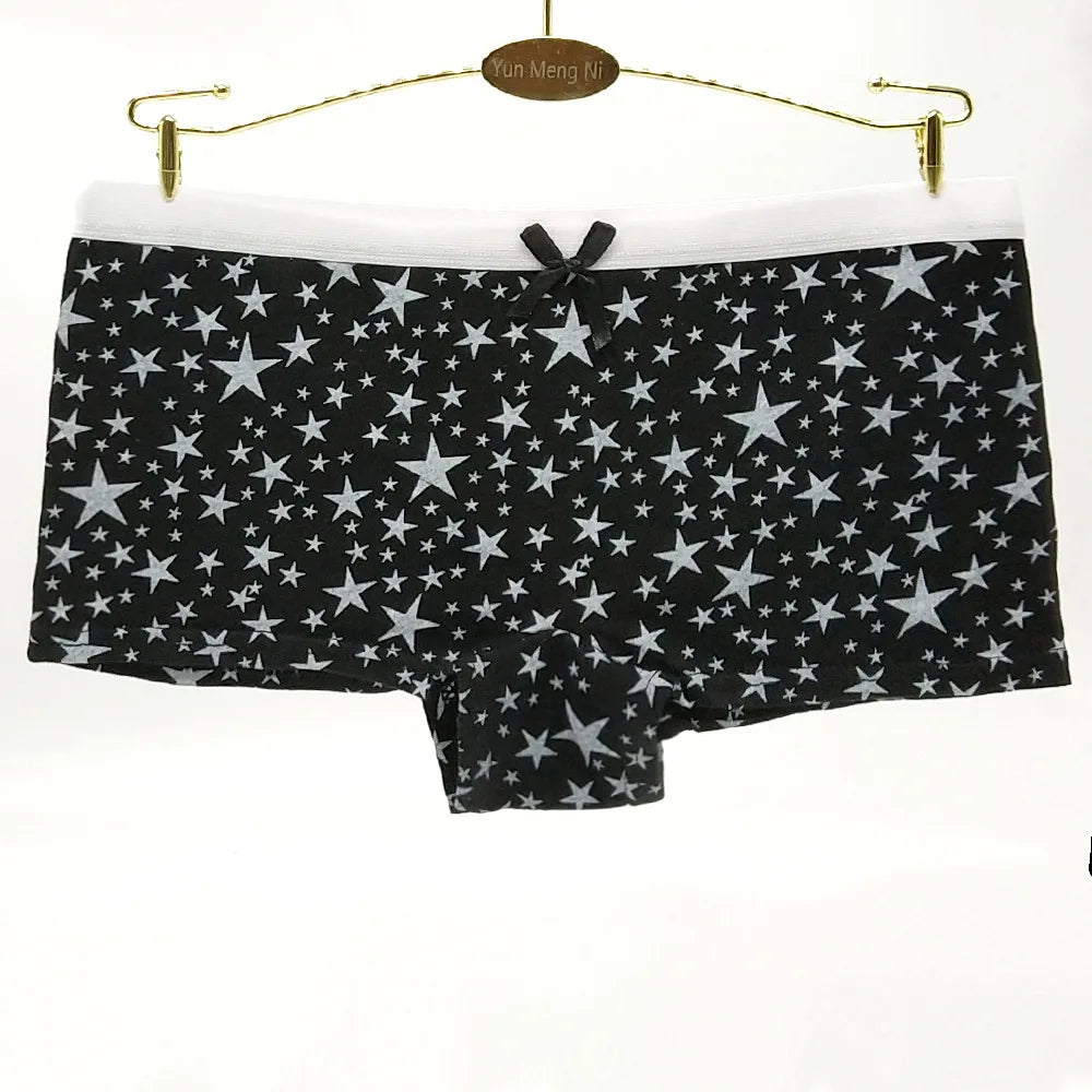5Pcs Cotton Low Rise Boyshorts