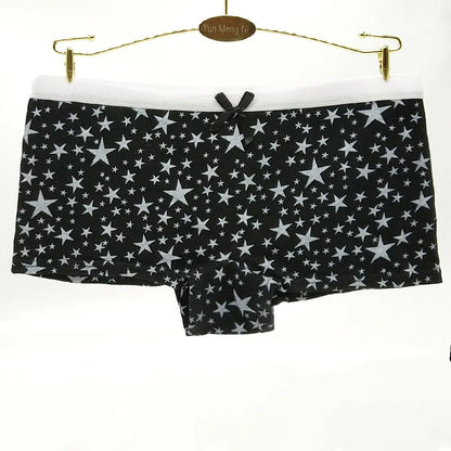 5Pcs Cotton Low Rise Boyshorts