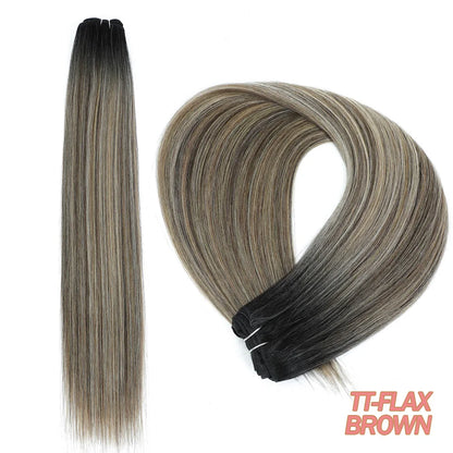 Bone Straight Synthetic Hair Bundles