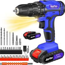 BRIEFNESS 21V Cordless Drill & Electric Screwdriver 2-Speed