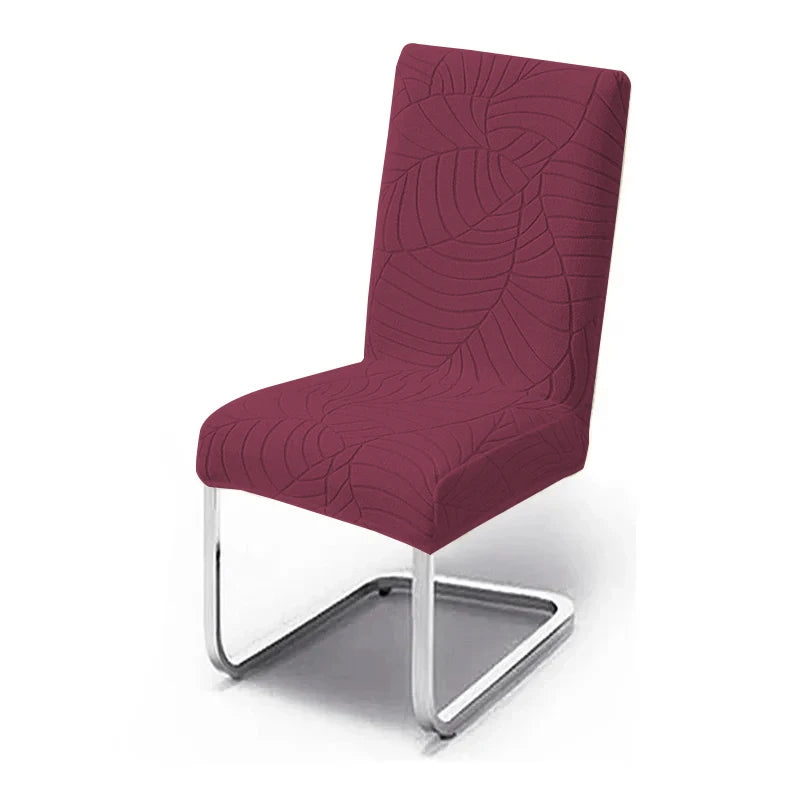 Stretch Jacquard Dining Chair Covers – Universal Spandex Slipcover Seat Protector