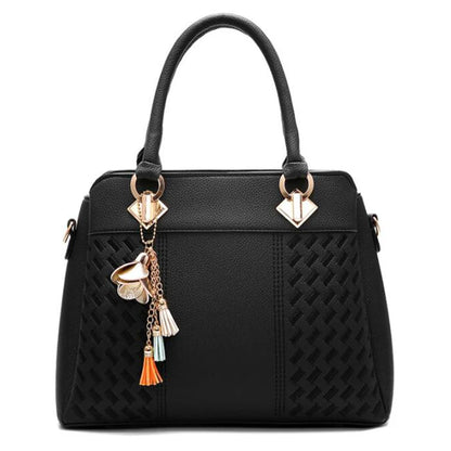 Yogodlns Women’s Luxury Embroidered Shoulder Bag – Soft PU Leather Crossbody Tote