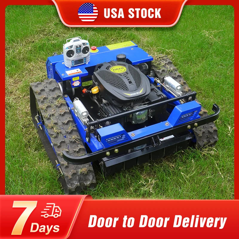 Remote Control Lawn Mower 7.5HP Slope Lawn Mower