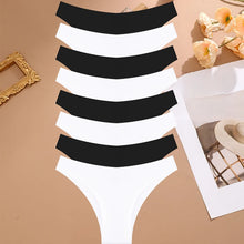 FINETOO 8Pcs Seamless Low Waist Panties
