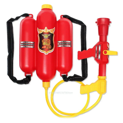 Kids Firefighter Cosplay Costume & Toy Accessories Set