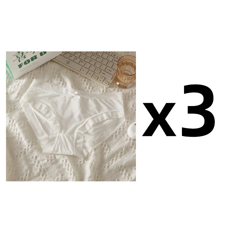 3Pcs Low Waist Quick Drying Briefs