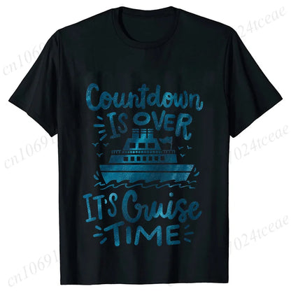 "Countdown Is Over It's Cruise Time" Women's T-Shirt - Family Matching Vacation Tee