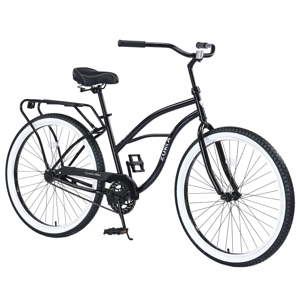 Single Speed 26" Steel Frame, Wide Tire Bicycle