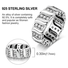 925 Sterling Silver Infinite Love Cubic Zircon Ring