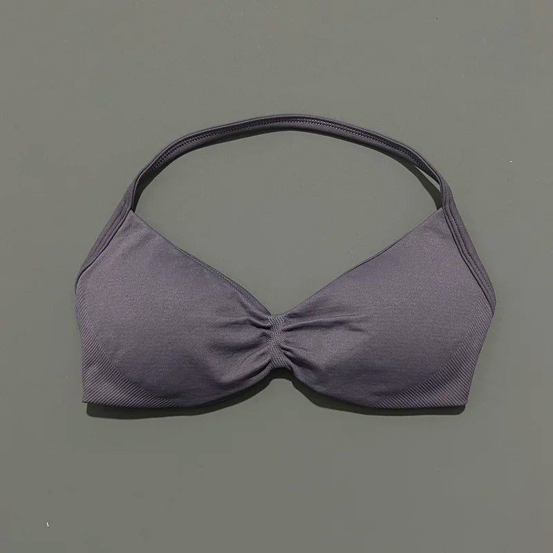 Strappy High Support Thin Strap Seamless Bras