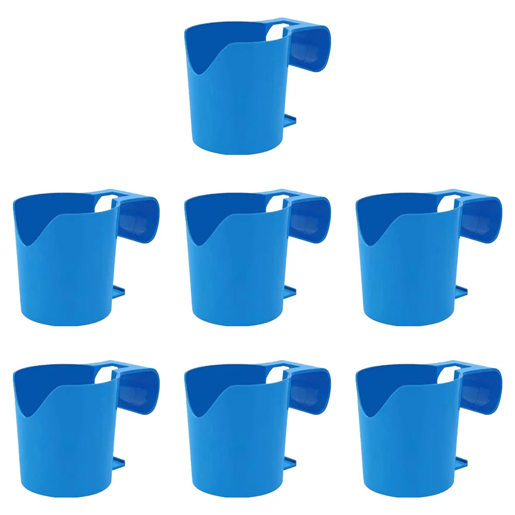 No-Punch Above Ground Poolside Cup Holder & Storage Shelf