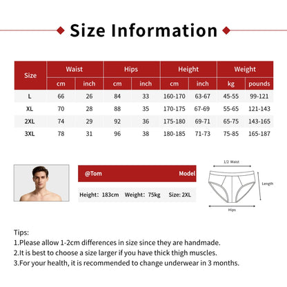 3pcs Lorien Crest Ice Silk Briefs