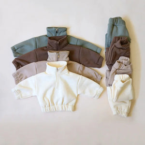 Fleece Sweatshirt + Pant Set