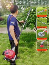 GX50 Brush Cutter Weed Eater Chain Saw with 4 Stroke Gasoline Engine + 3 Poles