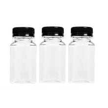 150-500ML Empty Plastic Drink Containers with Black Screw Caps