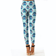 Colorful Print Ankle High Leggings
