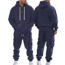Fleece Hooded Sweatshirt and Sweatpants Set