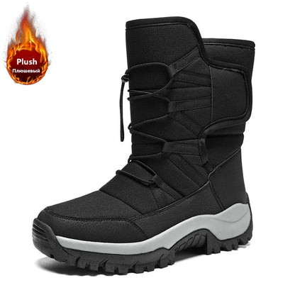 Unisex Waterproof Plush Winter Snow Boots