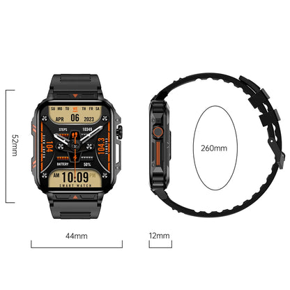SENBONO 1.95" HD Screen Bluetooth Call 24/7 Heart Rate Monitor Smartwatch