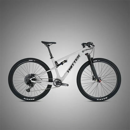 TWITTER OVERLORD EDS-13S Electronic shifting Oil Disc Brake Full suspension Carbon Fiber Mountain Bike