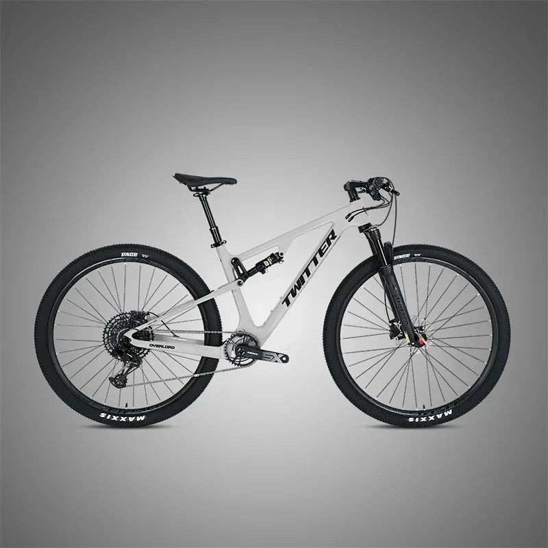 TWITTER OVERLORD EDS-13S Electronic shifting Oil Disc Brake Full suspension Carbon Fiber Mountain Bike