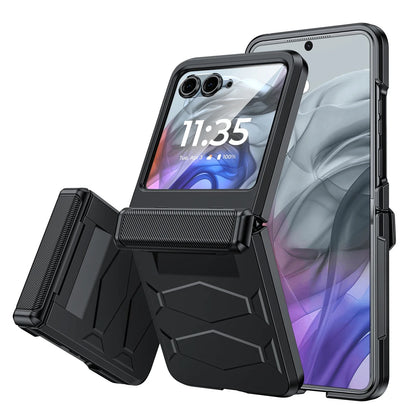 MOTO Razr Non-Slip Texture Rugged Hinge Protection Case