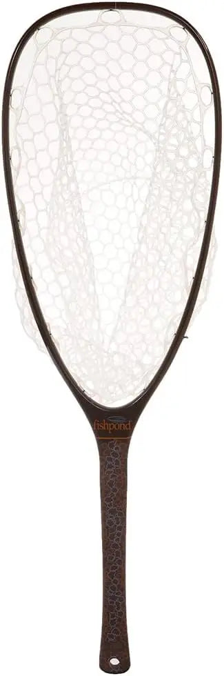 Lightweight Carbon Fiber Fishing Net with Clear Rubber Bag