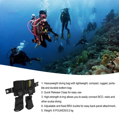 Adjustable Underwater 8lbs Scuba Diving Weight Bag