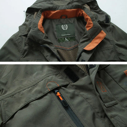 Casual Windproof Hooded Quick Drying Lightweight Jacket