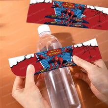 Multipack  Super Hero Water Bottle Label Stickers