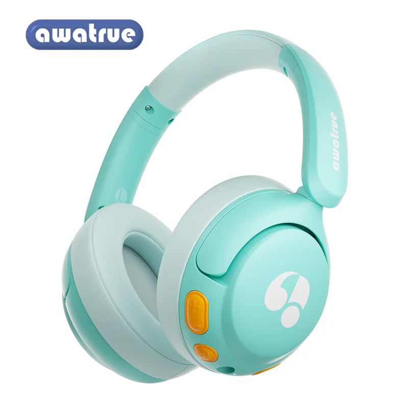 Kids Bluetooth 5.4 85dBA Safe Volume Lightweight Wireless Over-Ear Headsets
