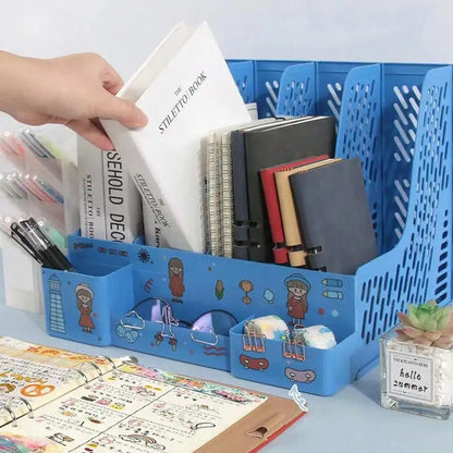 Multi-color File Storage & Organizer Rack