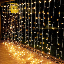 LED Curtain Light String Holiday Curtain Garland Lights