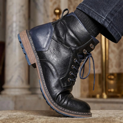 Men’s Retro Leather Ankle Chelsea Boots