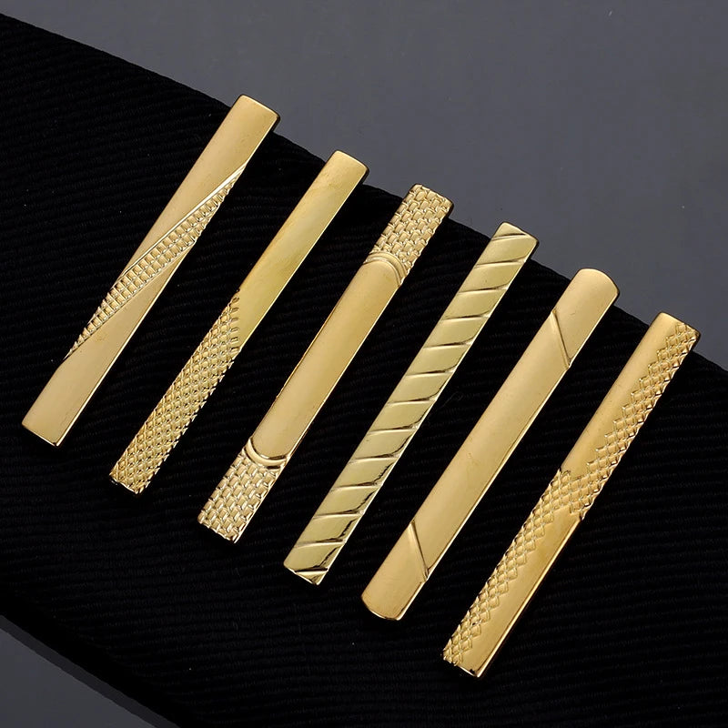 Short Simple Tie Clip