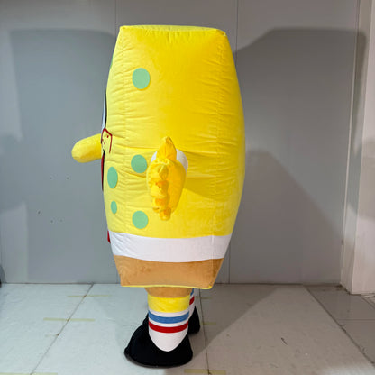Inflatable SpongeBob SquarePants Mascot Costume - Adult Party & Event Outfit