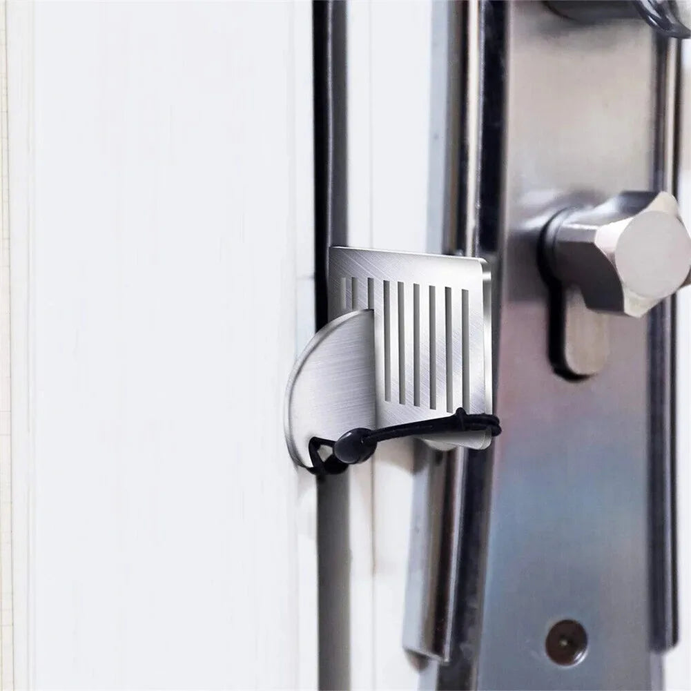 Safety Anti-theft Door Blocker Portable 8cm Stainless Steel Safe Security Tool