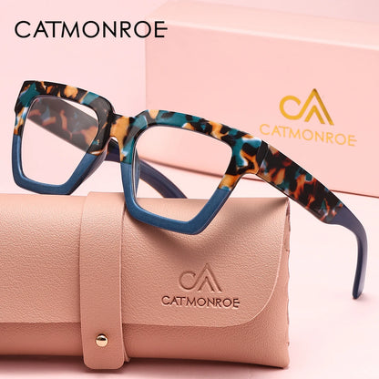 CATMONROE Large Frame Reading Glasses