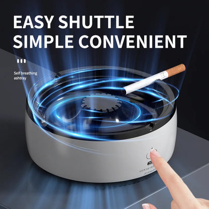 Smart Air Purifying Smokeless Ashtray with Aromatherapy