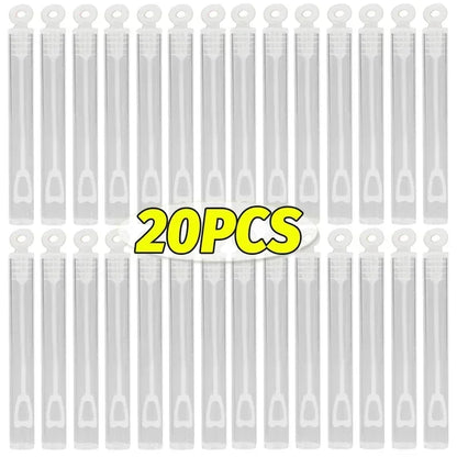 48/10pcs Colorful Empty Bubble Bottle &  Liquid Wand