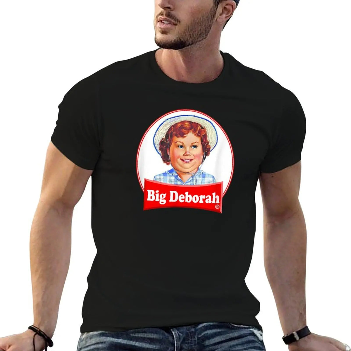 Big Deborah Parody Graphic Short Sleeve T-Shirt