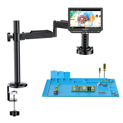 TOMLOV 4K Digital Autofocus 2000X Soldering Microscope