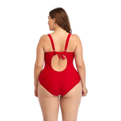 Stylish One Piece Printed Swimsuit
